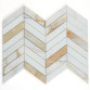 Chevron Calacatta Gold Honed